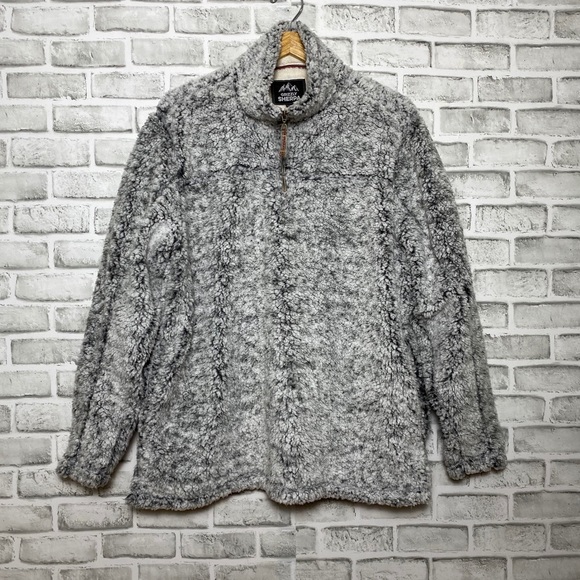 fluffy fleece quarter zip